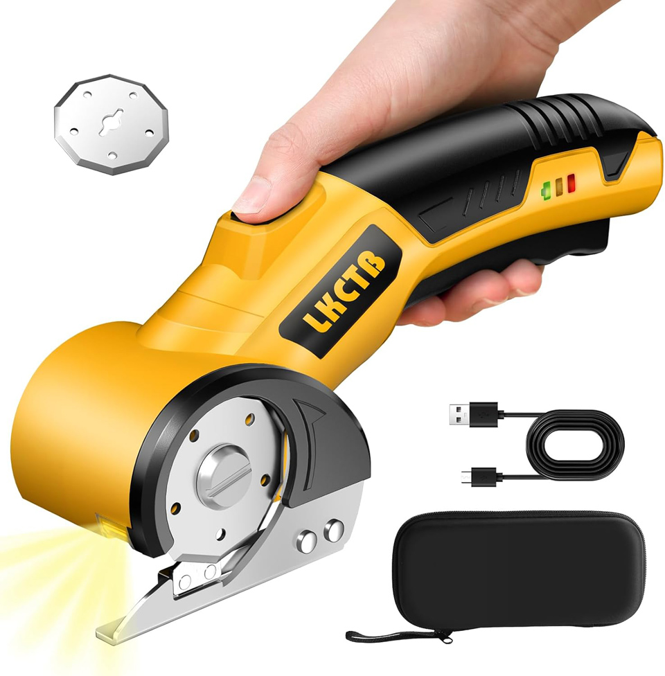LKCTB Electric Scissors With LED Light