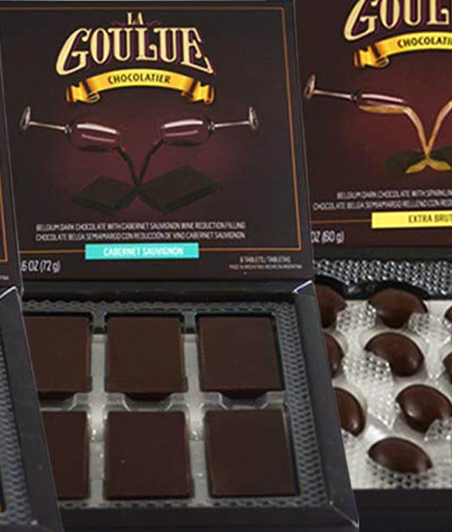 La Goulue| Belgian 3 Set Assorted Chocolate with Malbec wine filling
