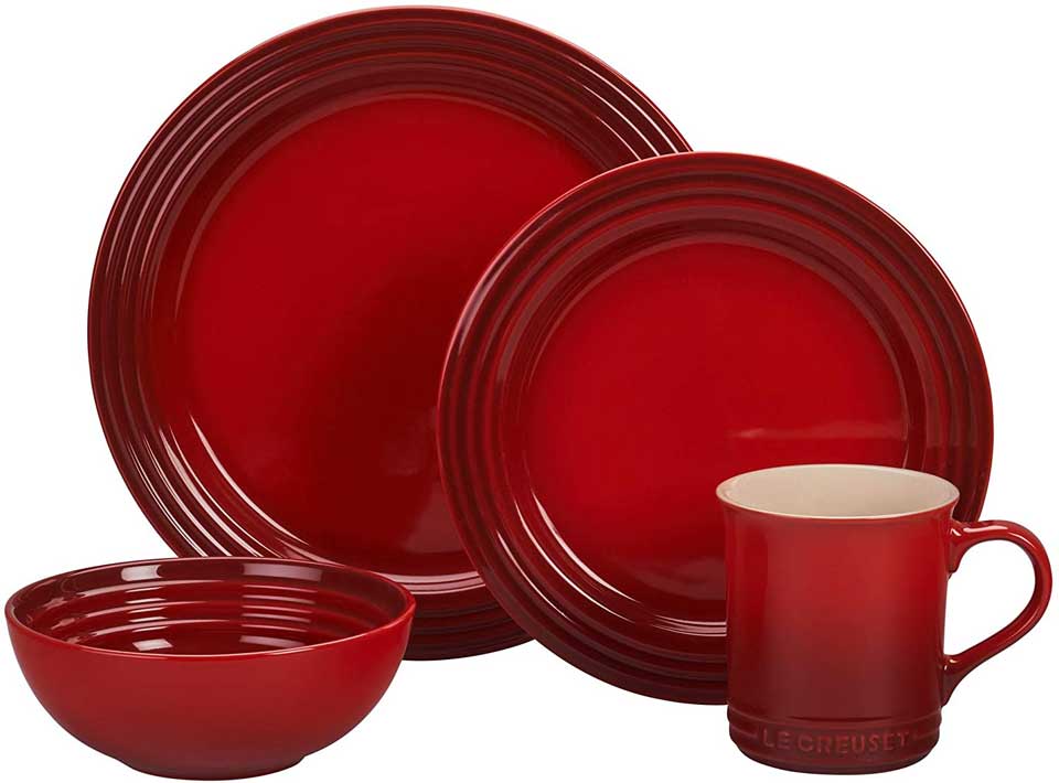 Le Creuset 16 pc Stoneware Dinnerware Set