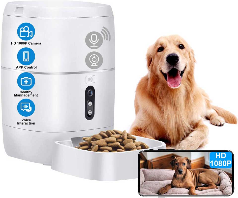 LeeKooLuu WiFi Smart Feeder With Camera