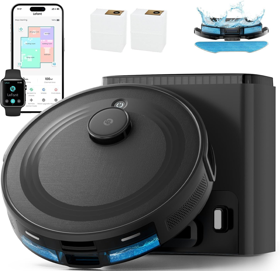 Lefant LiDAR Robot Vacuum And Mop Combo
