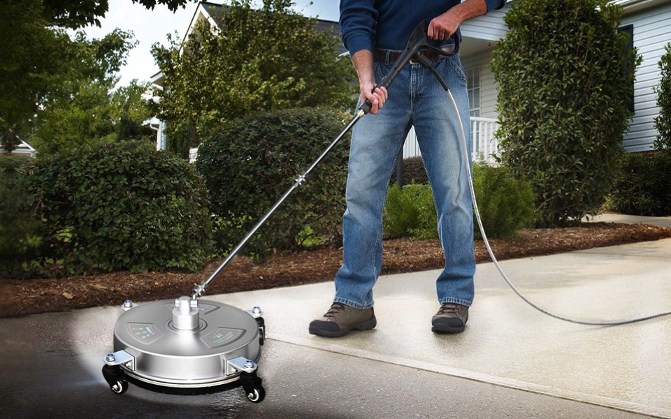 LidoDola 14-Inch Surface Pressure Washer With 4 Wheels