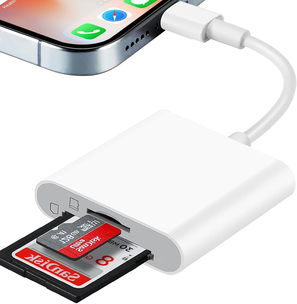 Luonanava SD Card Reader For iPhoner iPad