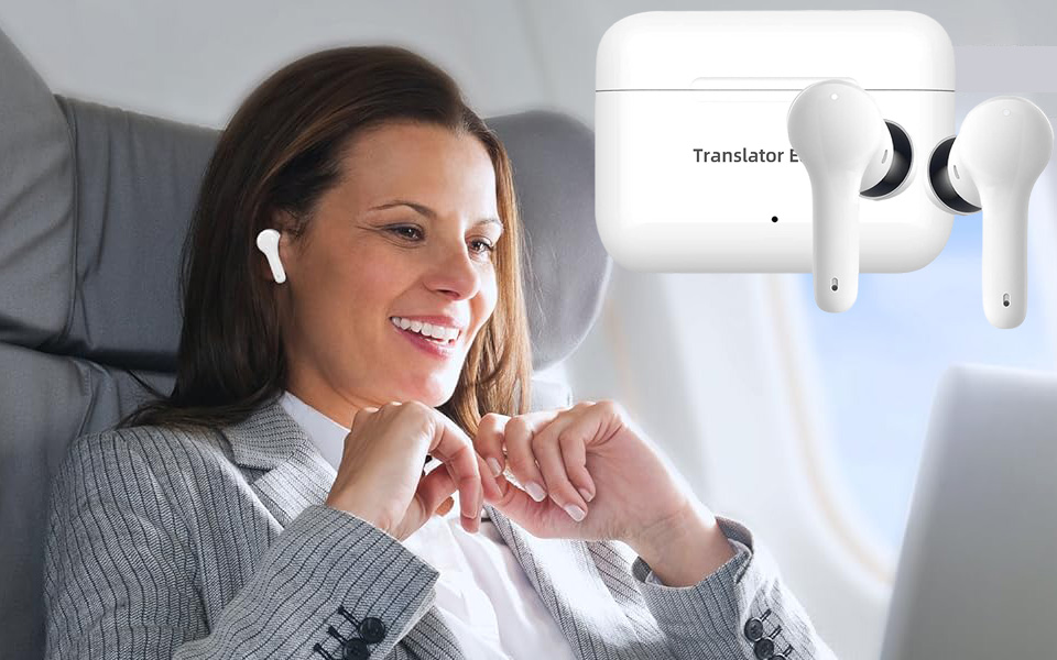 M6 Translator Earbuds Language Translator