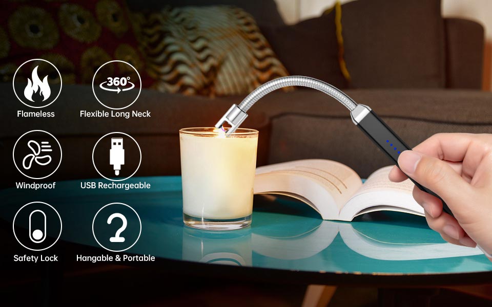 MEIRUBY Electric USB Rechargeable Arc Lighter