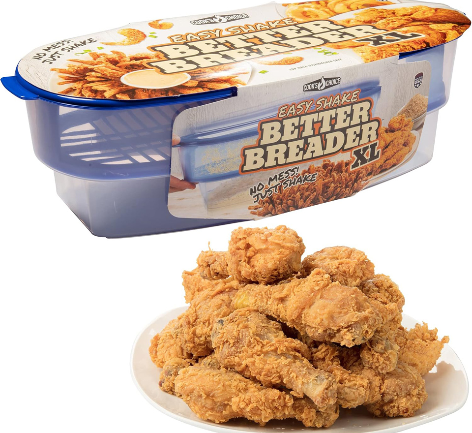 Mess-Free Breading Tray