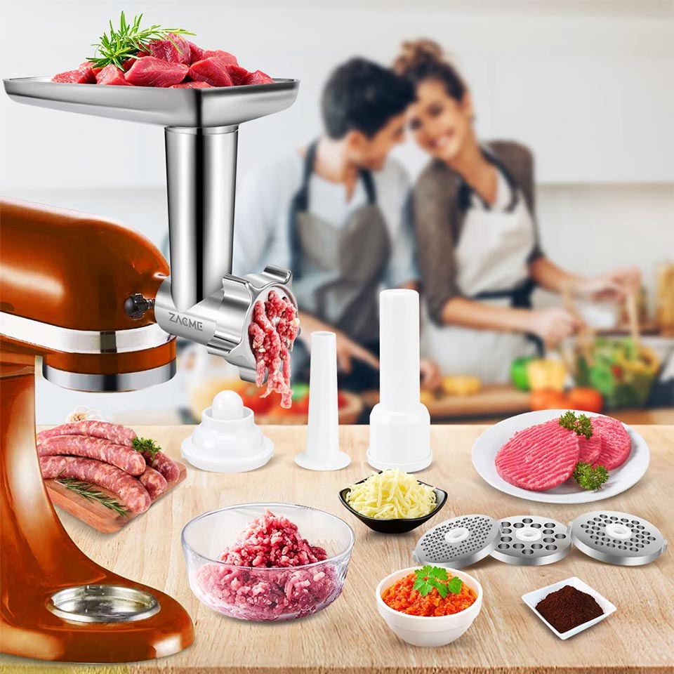 Metal Meat Grinder Attachments For KitchenAid Stand Mixers