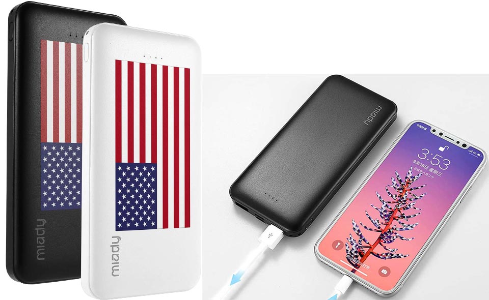Miady Dual USB Portable Charger And Power Bank