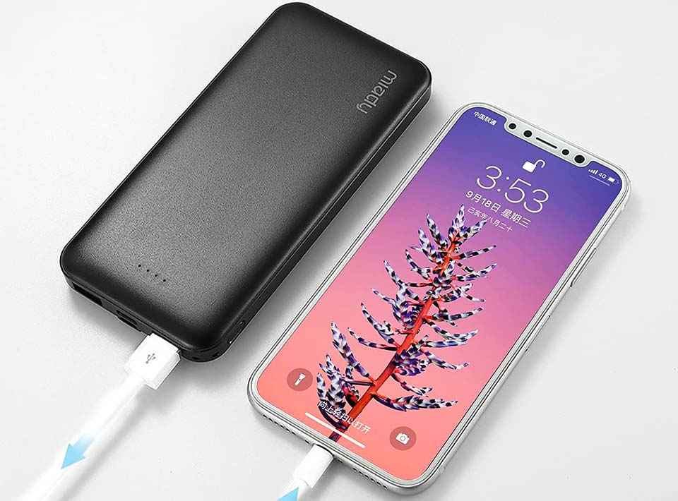 Miady Dual USB Portable Charger