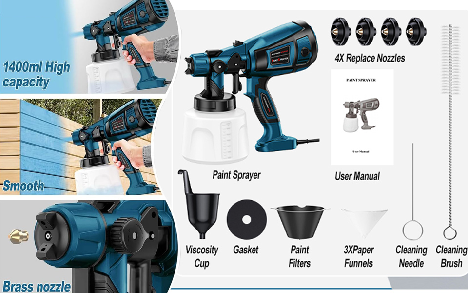 MirrorZone High Power Electric Spray Paint Gun