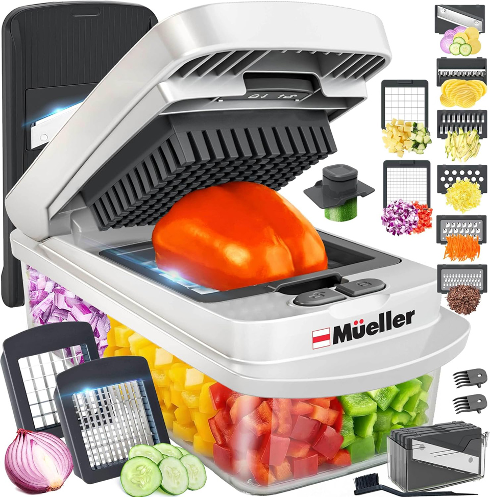 Mueller 8-Blade Food Veggie Chopper