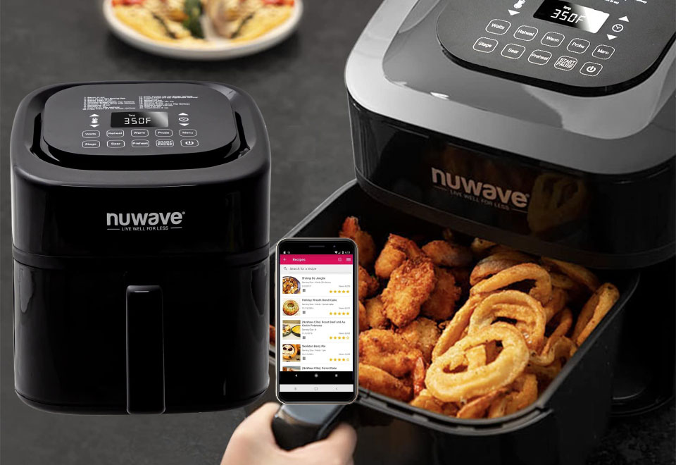 NUWAVE Brio 8-Quart Air Fryer With Touch Screen