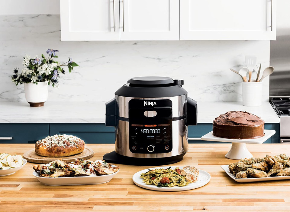 Ninja Foodi 6-Qt Pressure Cooker And Steam Fryer With SmartLid