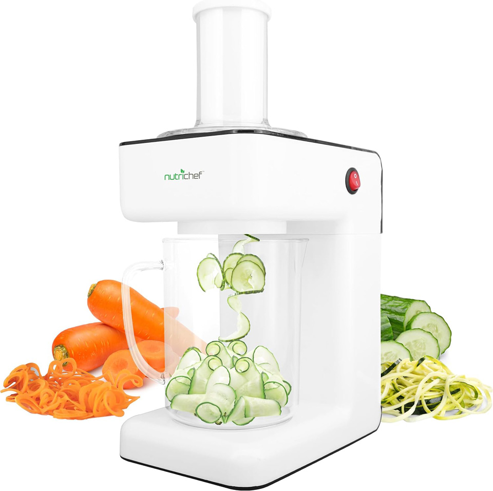 NutriChef 3-in-1 Electric Vegetable Chopper