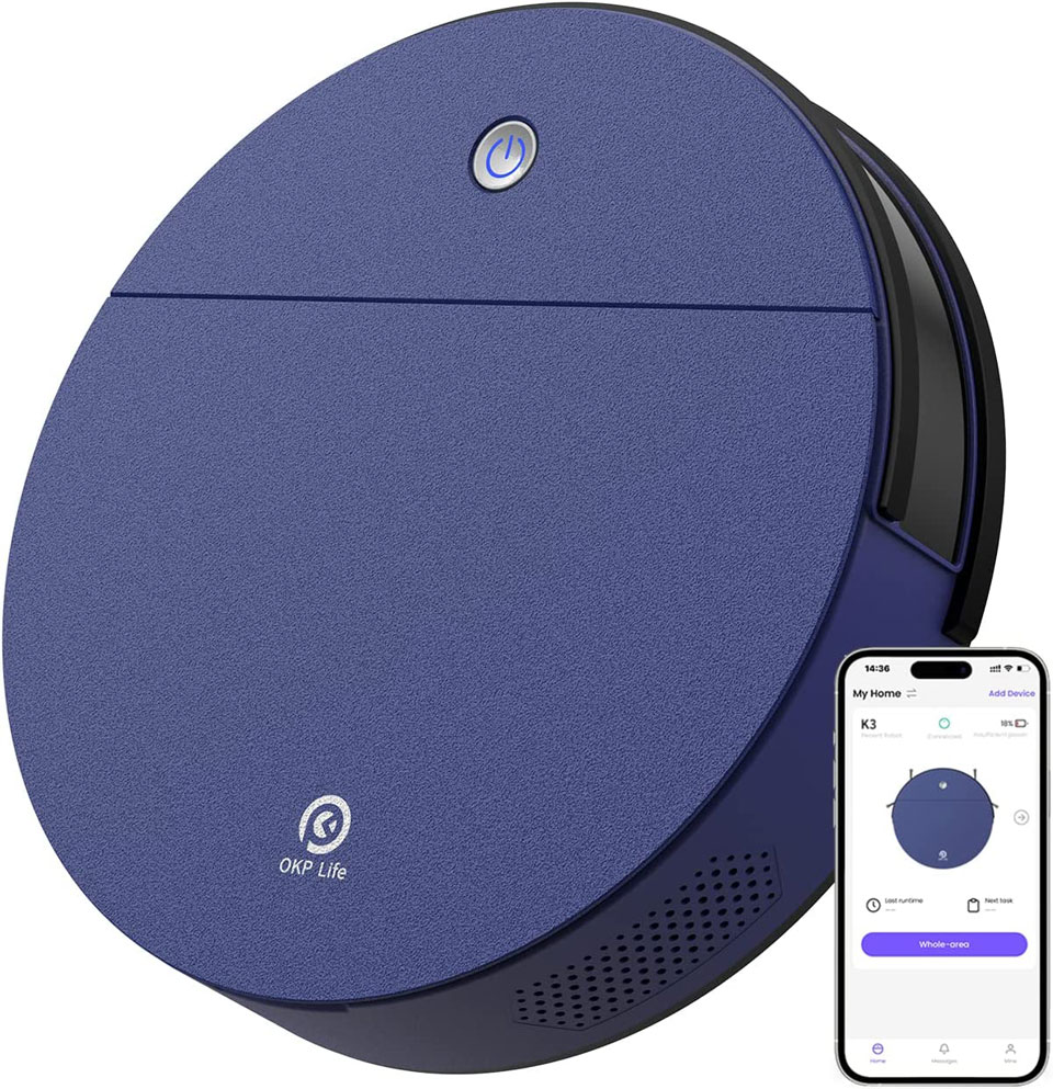 OKP Self-Charging K3 Robot Vacuum Cleaner