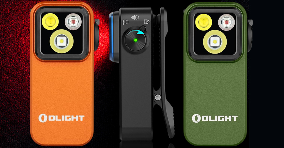 OLIGHT Oclip Pro EDC Clip-on Rechargeable Flashlight