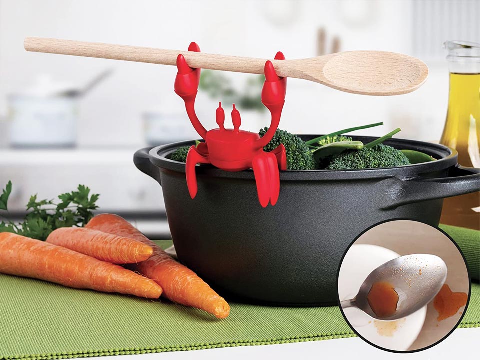 OTOTO Red The Crab Silicone  Stove Top Rest