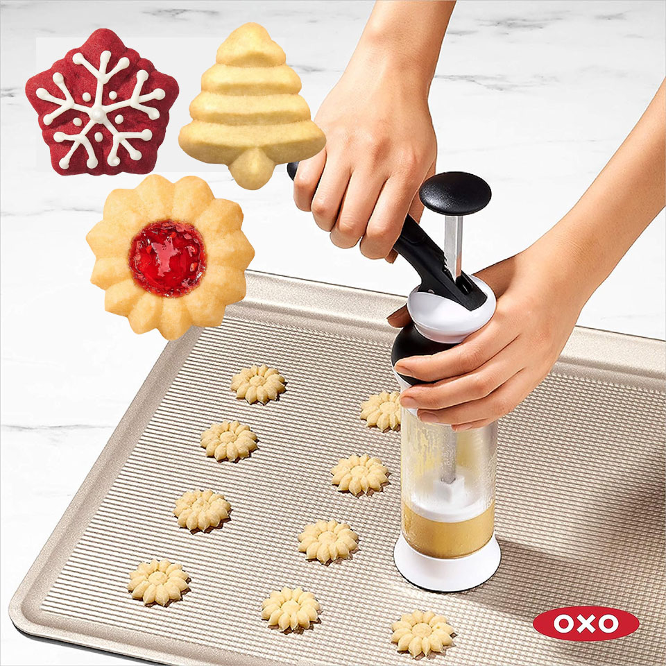 OXO Good Grips 14-Piece Cookie Press Set