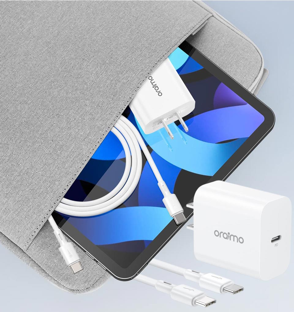 Oraimo 20W USB C Charger Block With USB C-To-C Fast Charging Cable