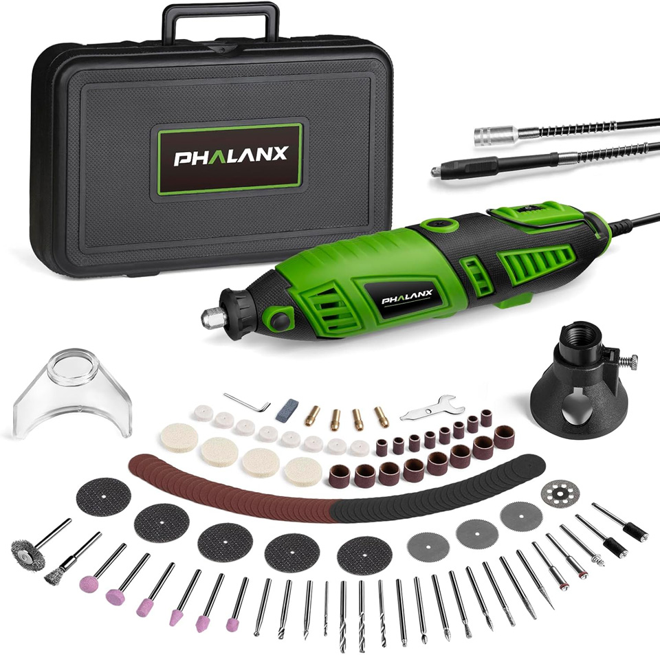   PHALANX 6-Speed With Flex Shaft Rotary Tool Kit
