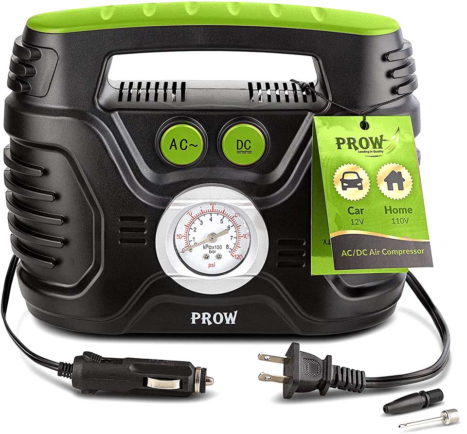 PROW Portable Air Compressor Tire Inflator 