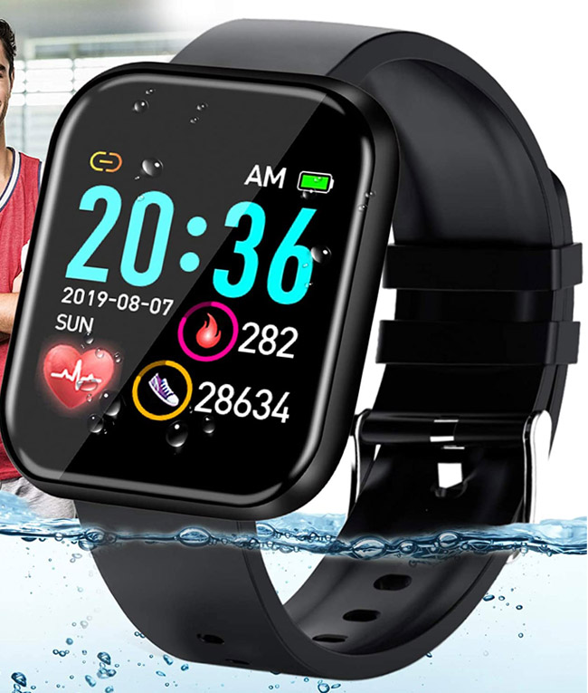 Peakfun smartwatch with activity tracker.