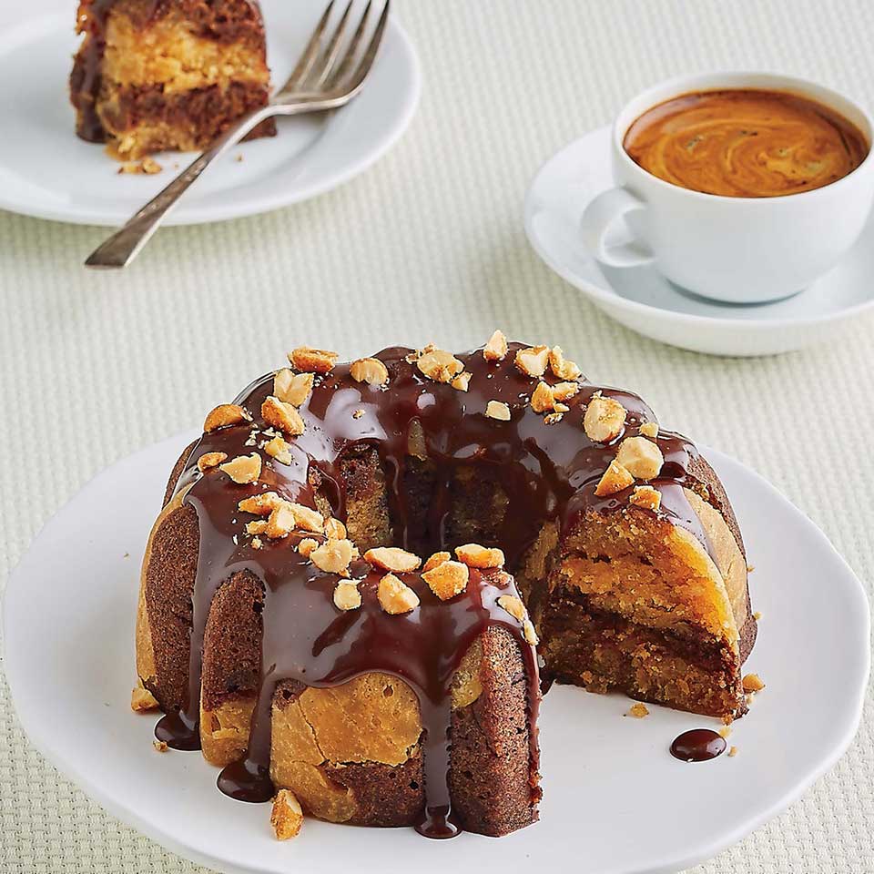 Peanut Butter-Chocolate Bundt Cake