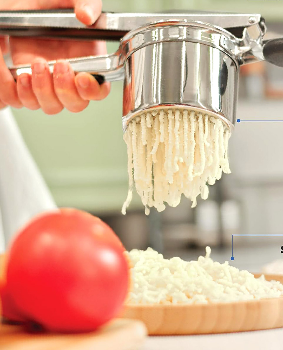 PriorityChef Large 15oz Heavy Duty Potato Ricer