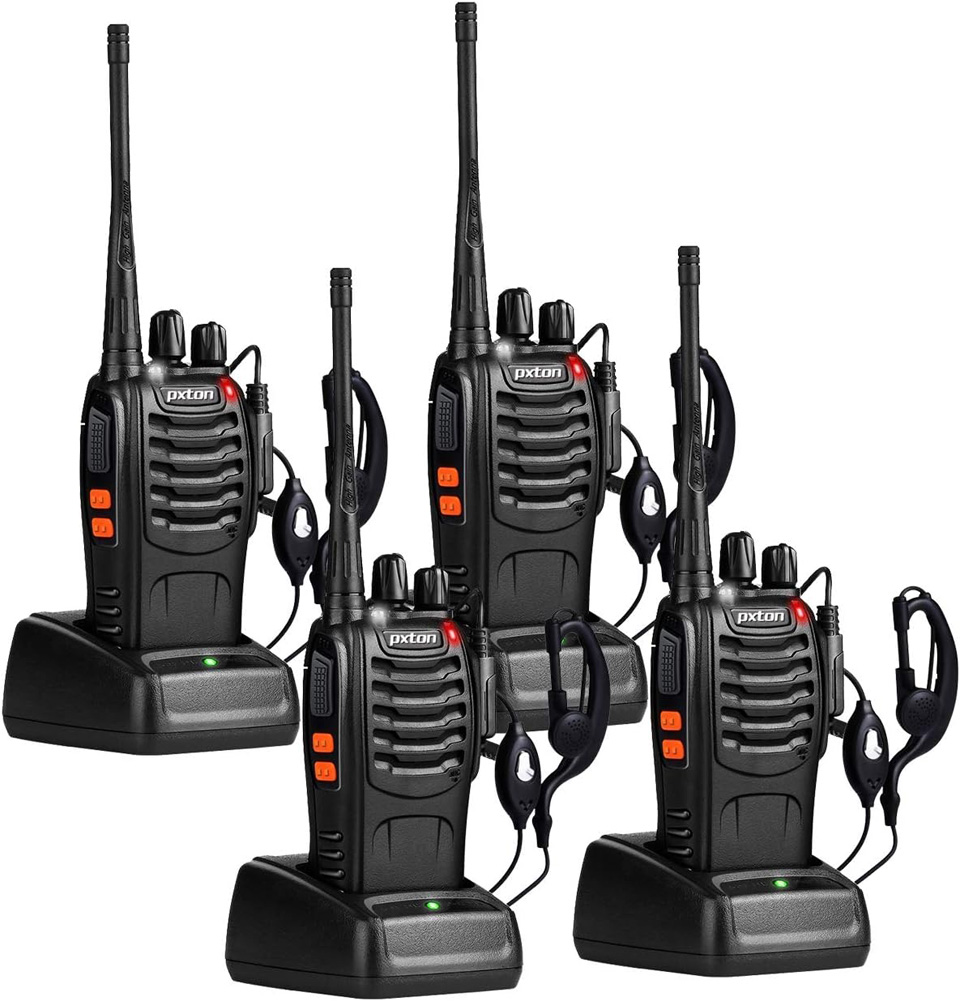 Pxton 4-Pack 16 Channel Walkie Talkies