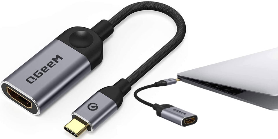 QGeeM USB C To HDMI 4K Adapter Cable