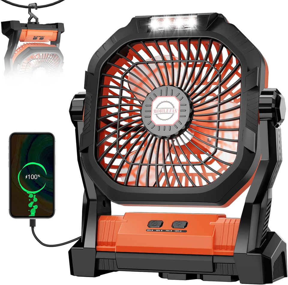 ROSHOPI Rechargeable Camping Fan