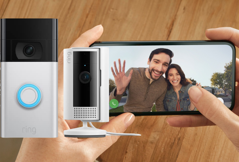 Ring Indoor Cam 2nd Gen And Ring Video Doorbell Bundle