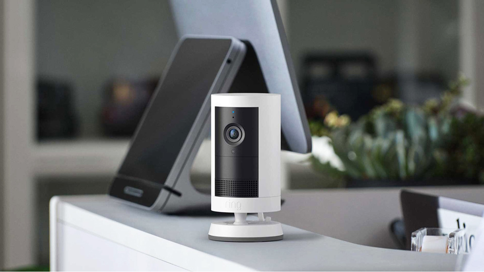 Ring Outdoor Wide-Angle 2K Video Cam Plus With Ring Vision