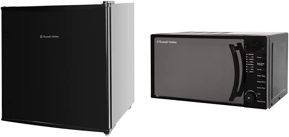 Russell Hobbs 43L Table Top Fridge And 17 Litre 700 W Solo Microwave