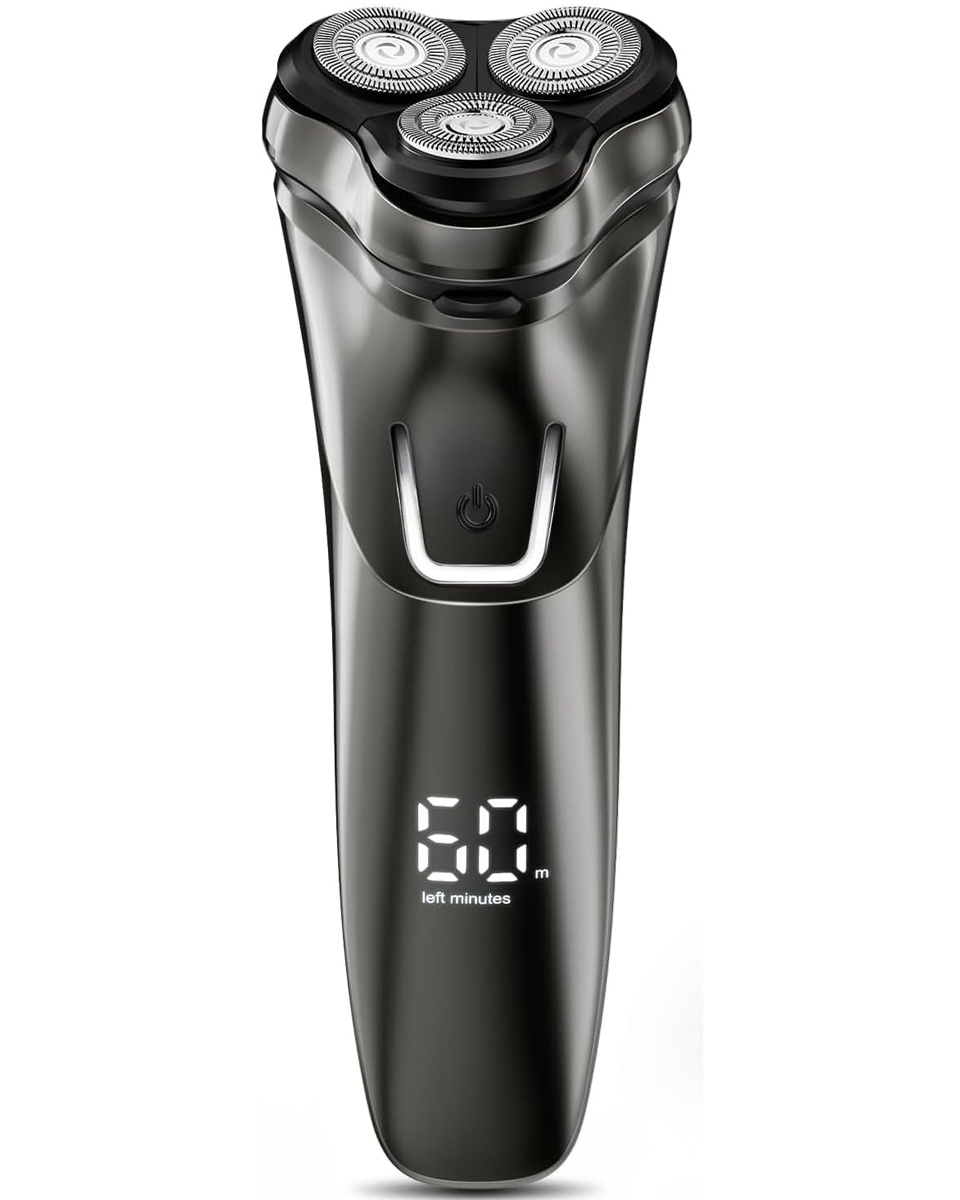 SHPAVVER Cordless  Wet/Dry Electric Rotary Shaver