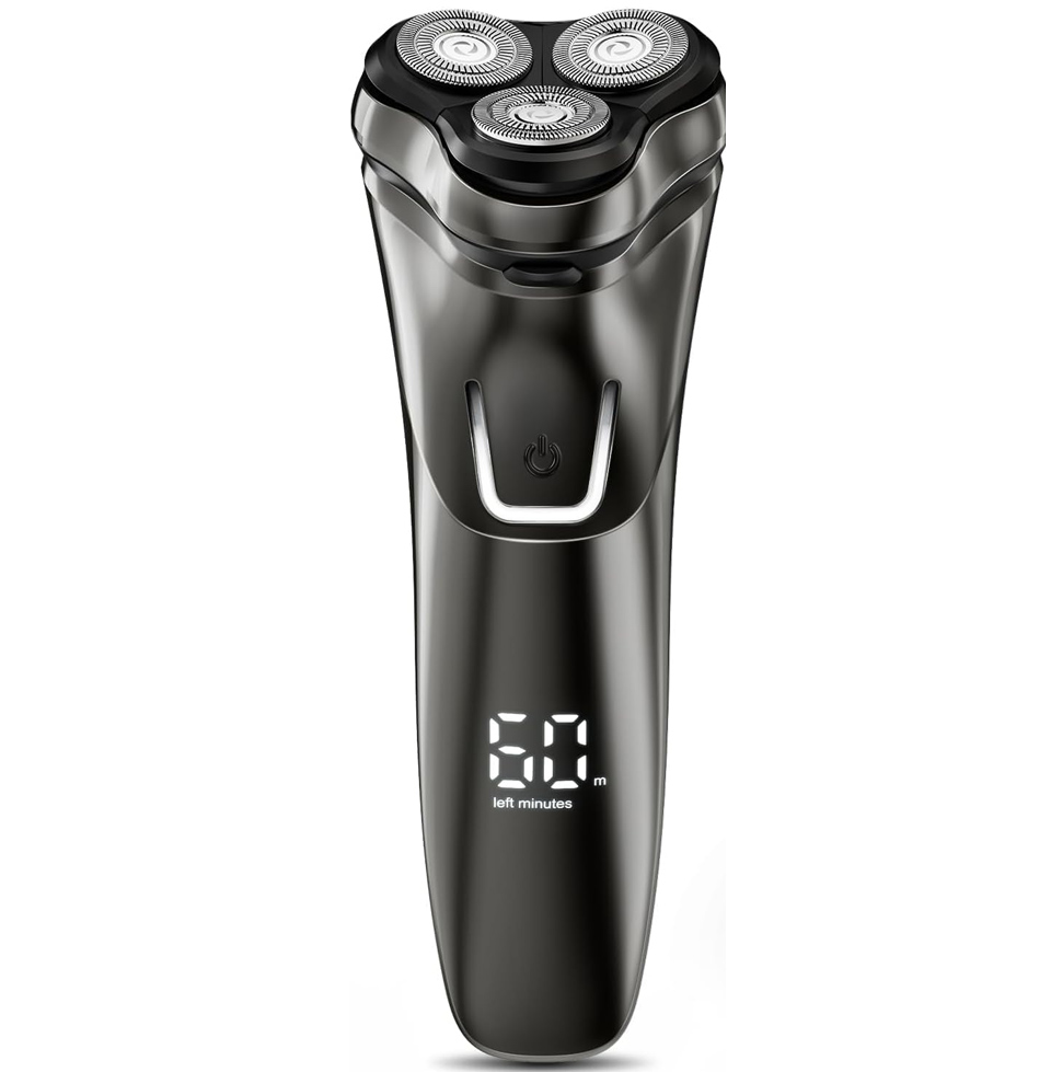 SHPAVVER Cordless Electric Razor For Men With 4D Flex Blades
