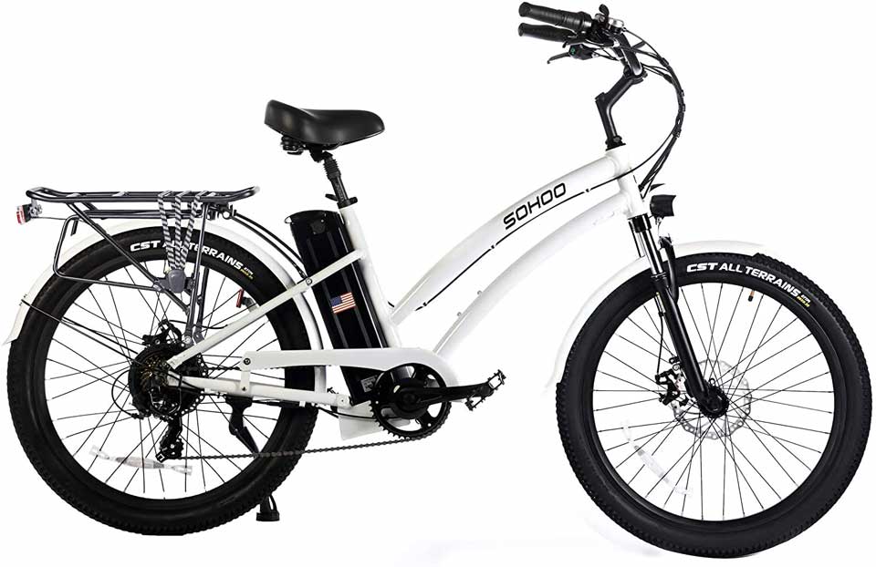 SOHOO Beach Cruiser Electric Bicycle