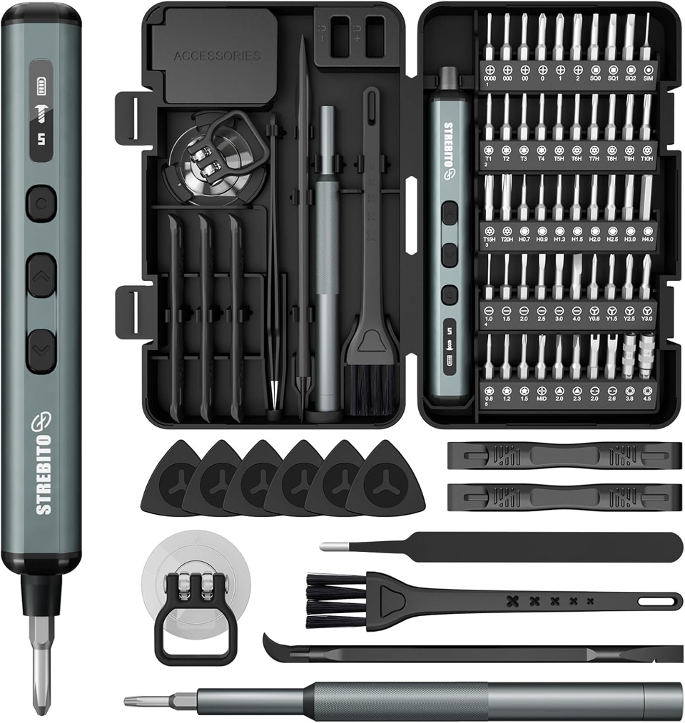 STREBITO Mini Electric Screwdriver Kit