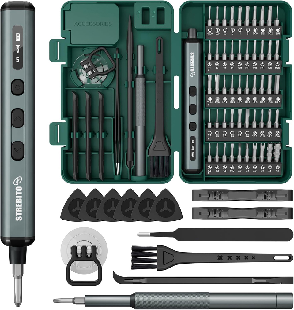 STREBITO Mini Electric Screwdriver Kit