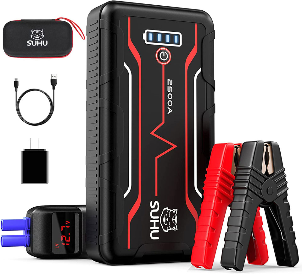 SUHU 2500 Amp Car Battery Jump Starter
