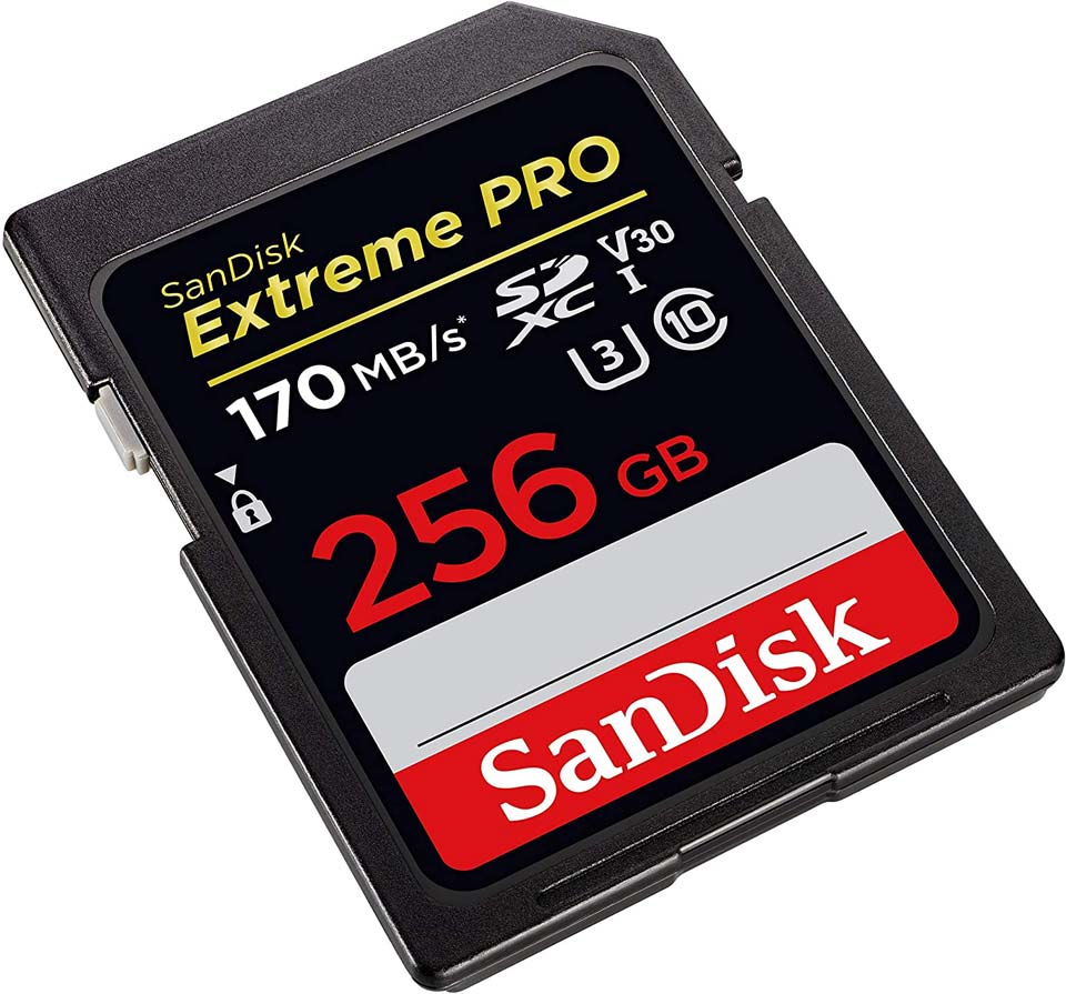 SanDisk 256GB Extreme PRO SDXC UHS-I Card