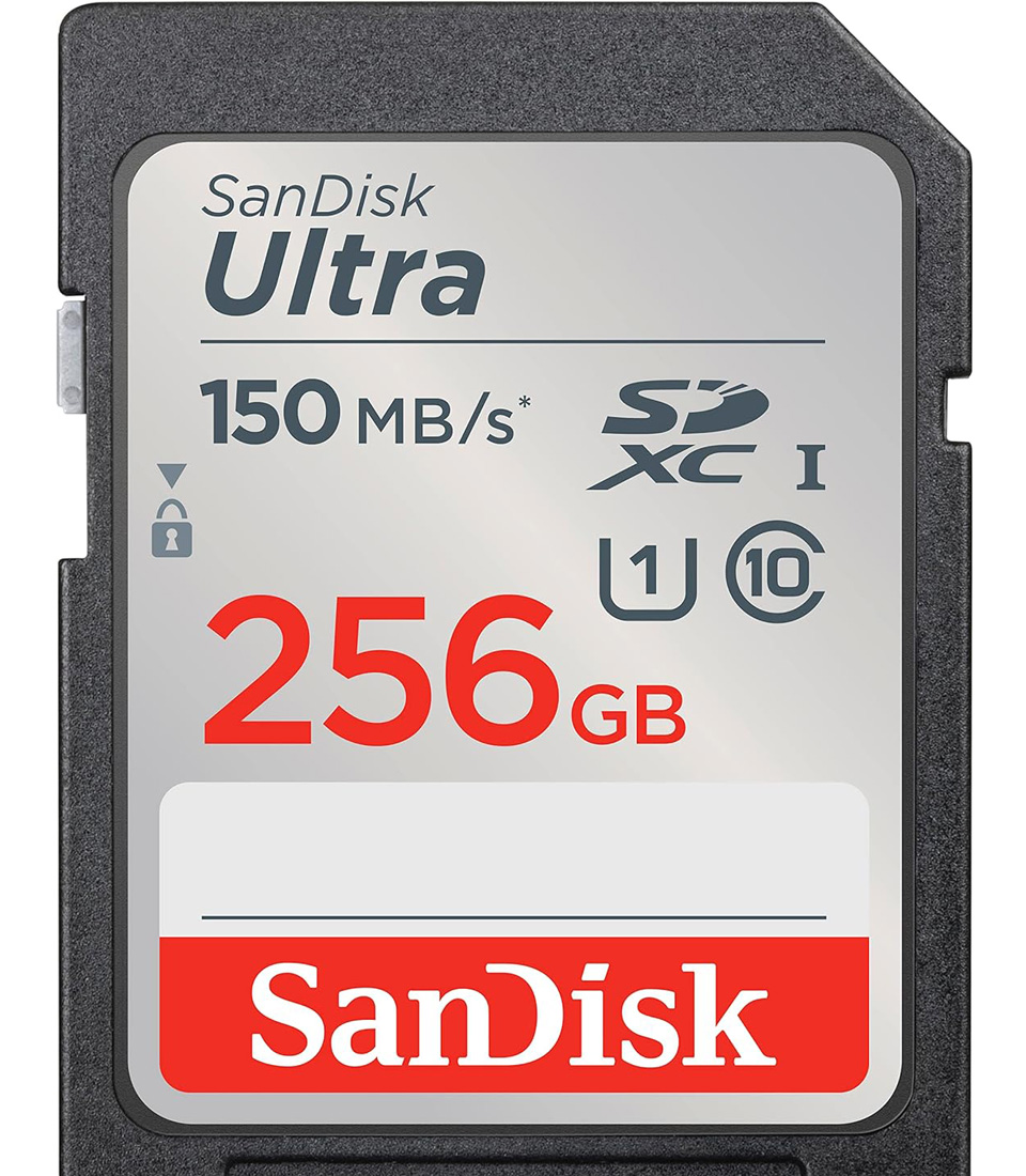 SanDisk 256GB Ultra SDXC UHS-I Memory Card
