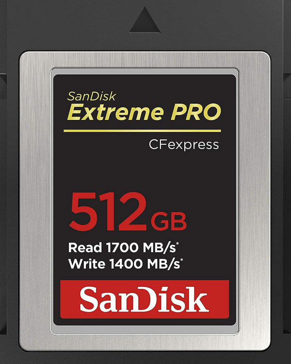 SanDisk 512GB Extreme PRO CFexpress Card Type B