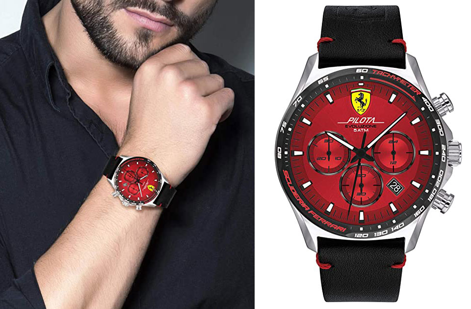 Scuderia Ferrari Men's Pilota Watch 