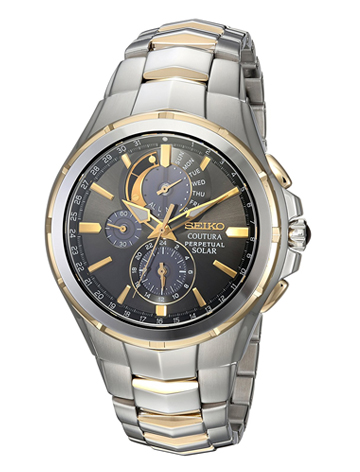 Seiko Men's 'COUTURA' Quartz Stainless Steel Casual Watch