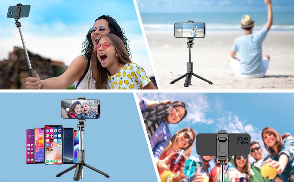 SelfieShow Extendable Selfie Stick With Remote