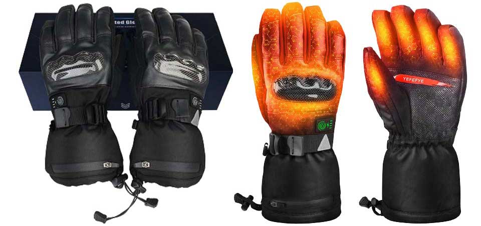 Shaalek Rechargeable Heated Gloves For Men And Women