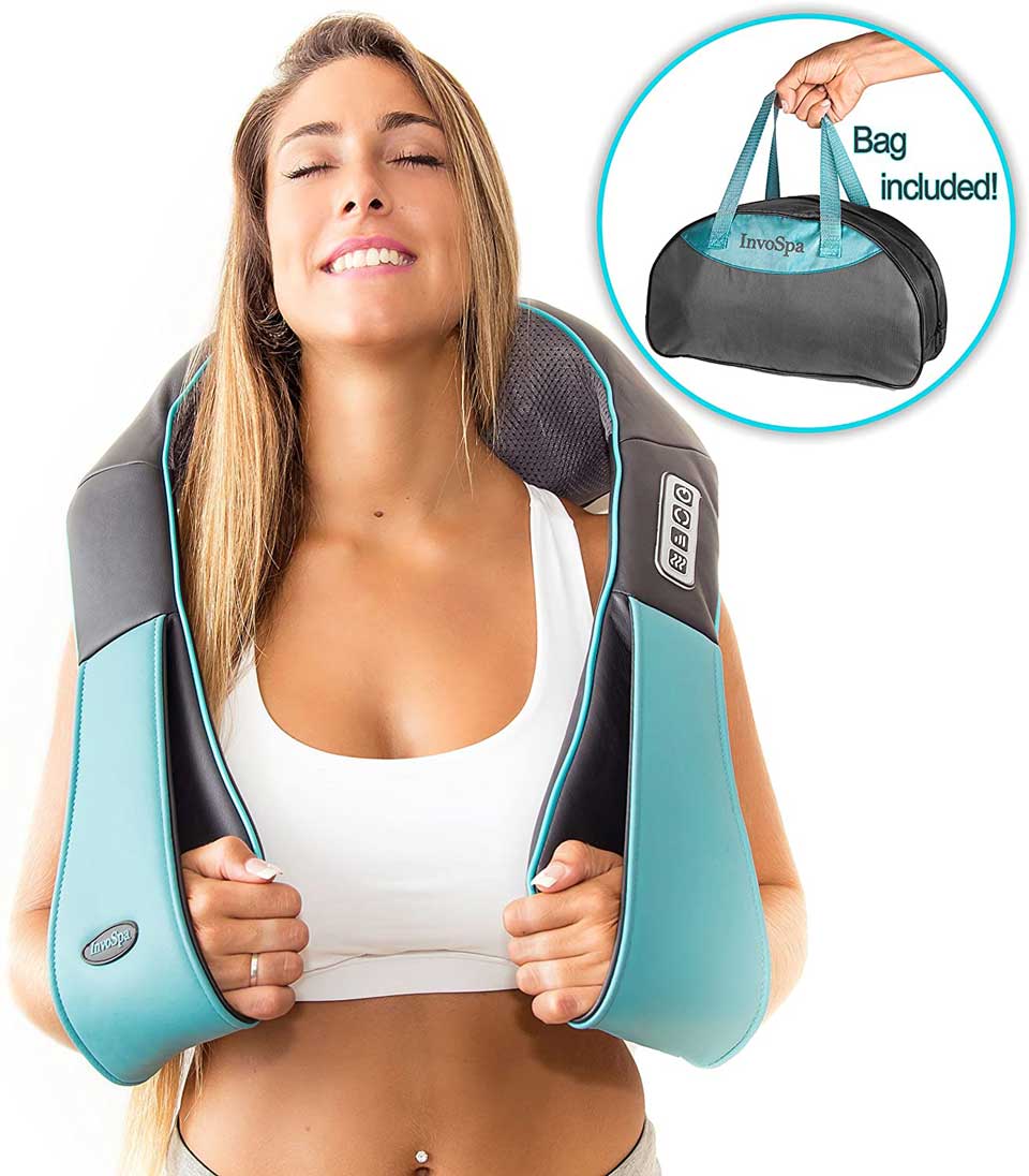 Shiatsu Back Shoulder and Neck Massager with Heat 