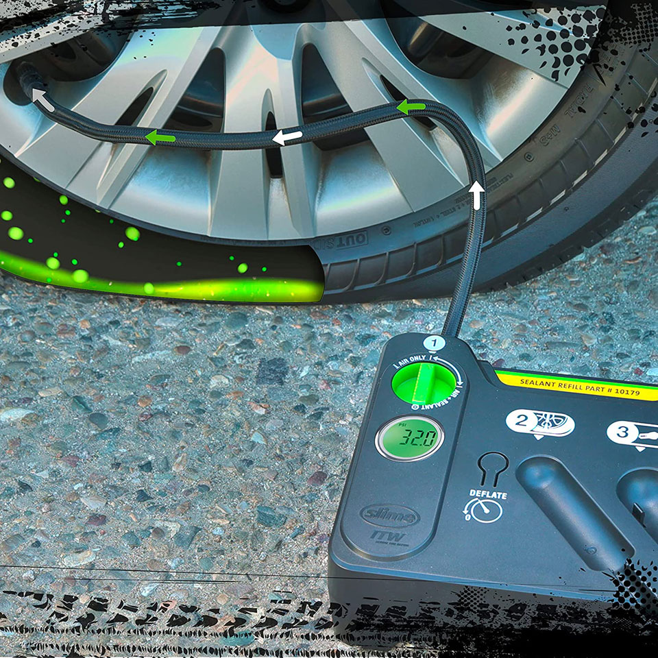 Slime Digital Flat Tire Repair Kit