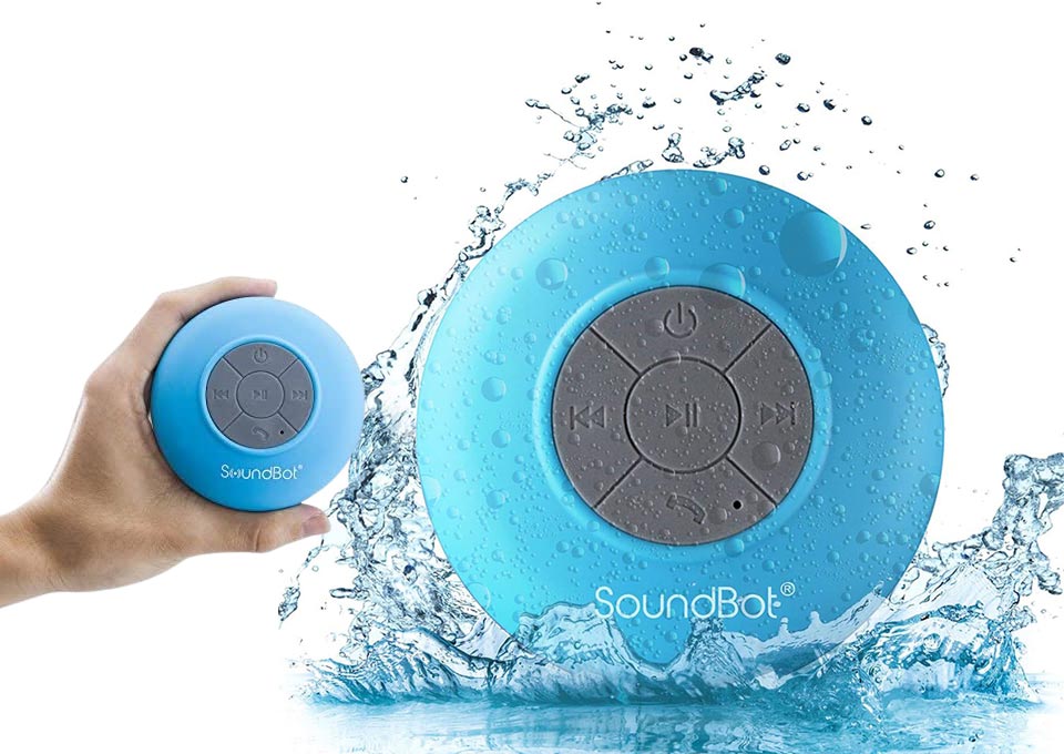 SoundBot Bluetooth Wireless Shower Speaker